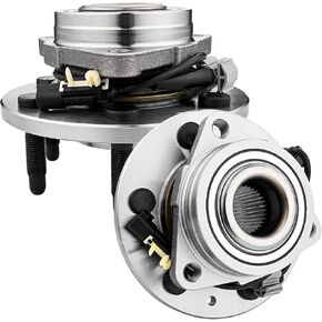 JLEO 515160 (Pair) 4WD Front Wheel Hub Bearing Assembly Replacement Fits for GMC Sierra 1500/Yukon/Yukon XL 2015-2020,for Chevy Suburban/Tahoe/Silverado 1500,for Cadillac Escalade/XTS 2014-2019