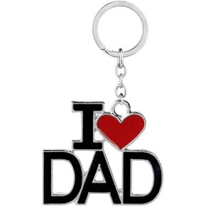 I Love Dad Keychain