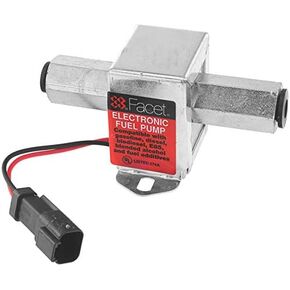 Facet 40345، مضخة وقود Facet Cube 12V، 12-15 رطل لكل بوصة مربعة، رفع 96 بوصة، مدخل 1/2-20