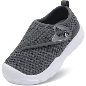 LeIsfIt Toddler Shoes Girls Boys Wide Barefoot Shoes Kids Breathable Sneakers Lightweight Tennis Shoes Athletic Walking Shoes Slip On Shoes