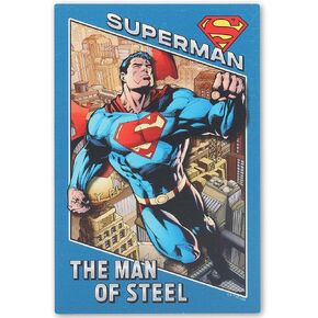 DC Comics Batman Comic Book Cover Framed Wood Wall Decor - Retro Batman Wall Art for Man Cave or Movie Room