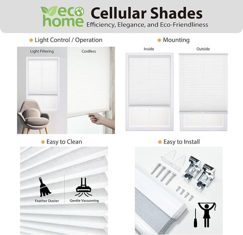 DEZ FURNISHINGS غطاء خلوي لاسلكي بمرشح للضوء مقاس 1 بوصة، عرض 32 بوصة × ارتفاع 64 بوصة، سحابة رمادية in Kuwait