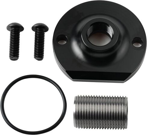 23775 Oil Bypass Eliminator 13/16-16 Compatible With Chevy SBC, BBC (Except Gen V and Gen Vl Engine) (Black) in Kuwait