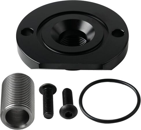 23775 Oil Bypass Eliminator 13/16-16 Compatible With Chevy SBC, BBC (Except Gen V and Gen Vl Engine) (Black) in Kuwait