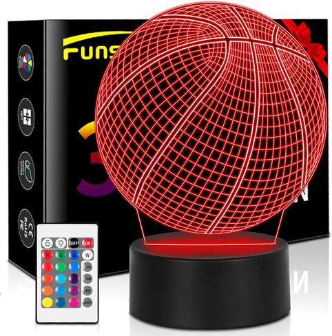 Soccer Lamp, Soccer Gift, Soccer Room Decor Night Light,Soccer Decor for Boys Room, 16 Colors 4 Light Models Changing with Remote Control in Saudi Arabia