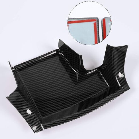 Voodonala for Charger Center Consoles Gear Shift Shifter Storage Compartment Bin Trim Panel Garnish for 2011-2024+ Dodge Charger Interior Accessories, ABS White 4pcs in Kuwait