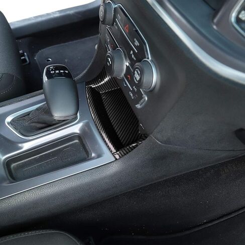 Voodonala for Charger Center Consoles Gear Shift Shifter Storage Compartment Bin Trim Panel Garnish for 2011-2024+ Dodge Charger Interior Accessories, ABS White 4pcs in Kuwait