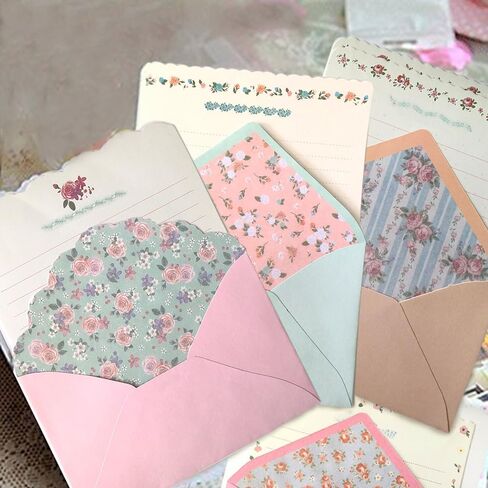 SCStyle Christmas Stationary Paper and Envelopes Set 72Pcs(24 Pcs Christmas Design Cute Envelopes+Contain 48Sheets Christmas Stationary Printer Paper) With Water-Based Adhesive,Stationary Set(S1) in Saudi Arabia