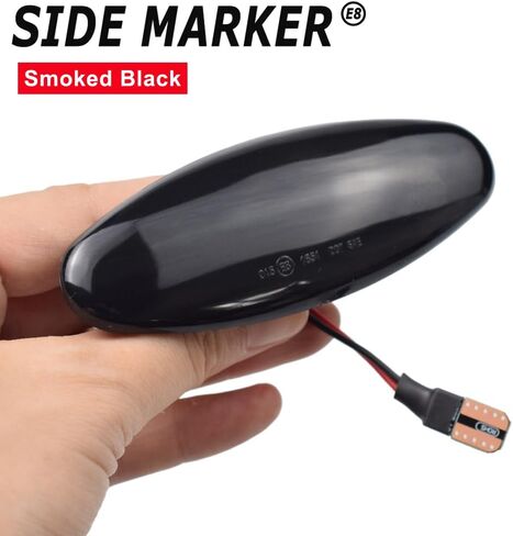 ضوء علامة جانبية LED وامض متسلسل لسيارة جاكوار S-Type 1999-2007 XK8 XKR 1996-2005 XJ X350 2003-2006 مصباح مكرر المؤشر (مدخن ديناميكي) in Kuwait