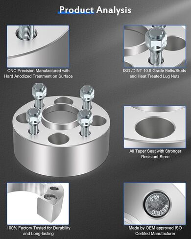 ECCPP 2PCS 4x100 2 inch Wheel Spacers Hubcentric 4 Lug 4x100mm to 4x100mm 12x1.5 Studs 57.1mm fits for Chevette Wheel Spacers for Lebaron for Caravan for Charger Wheel Spacers in Saudi Arabia