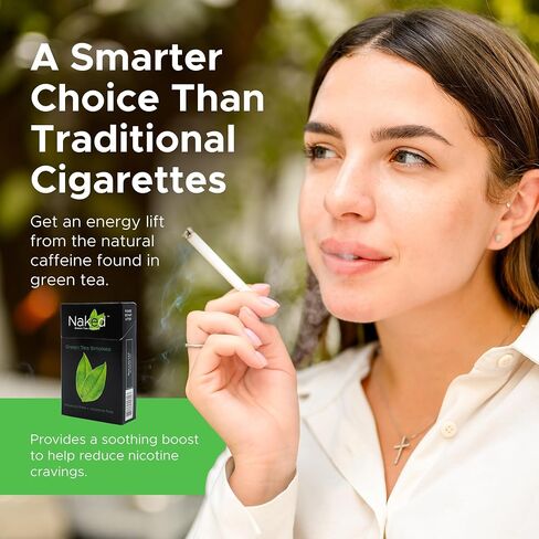 Naked Green Tea Cigarettes - Nicotine-Free Tobacco-Free: 3-pack COOL Bundle in Saudi Arabia