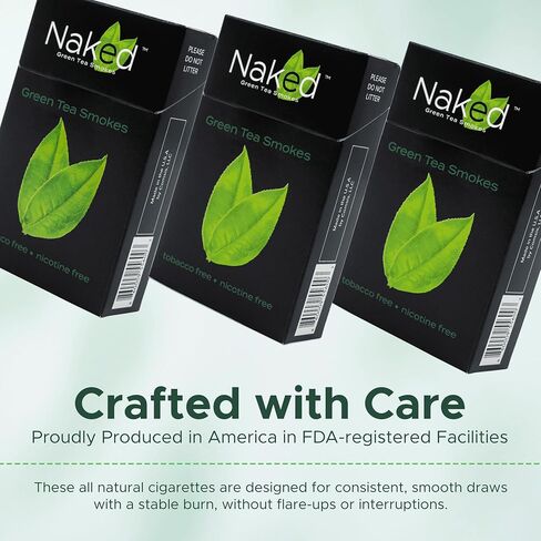 Naked Green Tea Cigarettes - Nicotine-Free Tobacco-Free: 3-pack COOL Bundle in Saudi Arabia