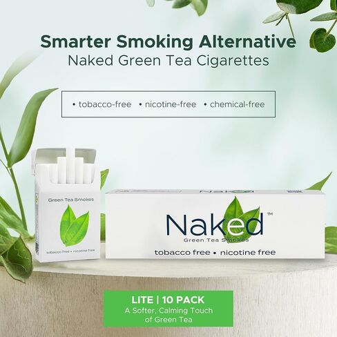 Naked Green Tea Cigarettes - Nicotine-Free Tobacco-Free: 3-pack COOL Bundle in Saudi Arabia