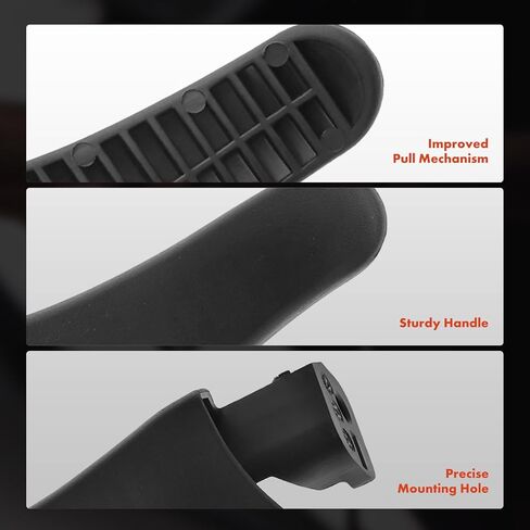 A-Premium Front Left Driver Side Interior Door Handle Compatible with Kenworth T2000 1997-2011, T700 2011-2015 & Peterbilt 587 2011, Black in Saudi Arabia