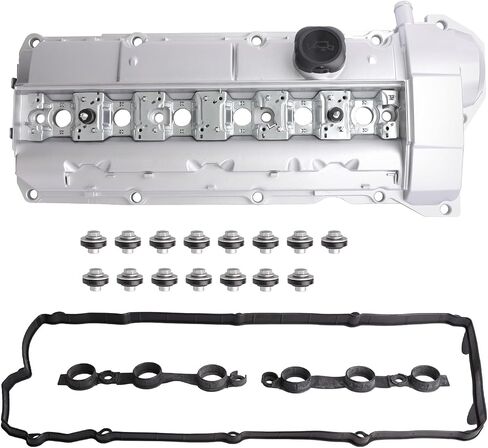 MITZONE Valve Cover with Gasket Bolts Compatible with 1996-1999 BMW 328is 328i 323is 528i Z3 M3 in Saudi Arabia