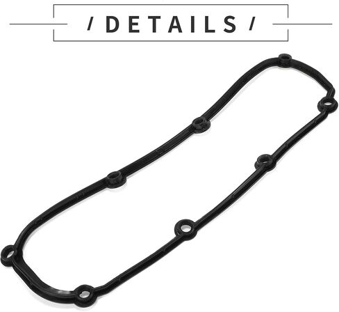 Motoforti Valve Cover Gasket, Cylinder Head Valve Seal Gasket, for Jeep Wrangler 2007-2011 for Dodge Caravan 2004-2007, Rubber, No.4648987AA, Black, Rocker Cover Gasket in Saudi Arabia