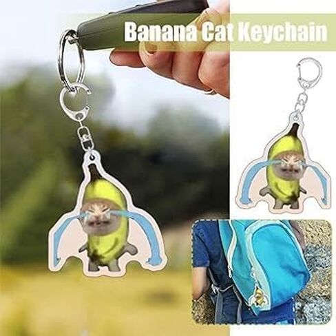 سلسلة مفاتيح JJLFresheners مرحة ولطيفة على شكل قطة، أصوات بكاء تصنع سلسلة مفاتيح لحقائب الظهر وحقائب اليد للبالغين، وحلقات مفاتيح نسائية وإكسسوارات السيارة in Saudi Arabia