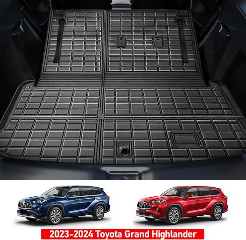 البضائع مع حصيرة مسند الظهر متوافقة مع 2020 2021 2022 2023 2024 Ford Escape TPE Cargo Liner Trunk مع مسند الظهر حصيرة خلف الصف الثالث لملحقات Ford Escape 2024 (صندوق السيارة مع حصيرة مسند الظهر) in Saudi Arabia