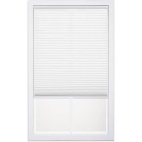 DEZ FURNISHINGS ظلة خلوية لاسلكية بمرشح للضوء مقاس 1 بوصة، عرض 41.5 بوصة × ارتفاع 64 بوصة، أبيض in Kuwait