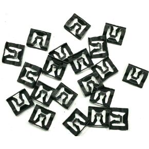 #124 Windshield & Front Window Trim Molding Clips for 91-96 Ford F-150 Pickup (20 Pieces)