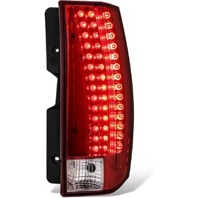 DNA MOTORING Factory OE Style LED Passenger Side (Right) Taillight Assembly Compatible with Cadillac Escalade 2007-2014 / ESV 2007-2014,GM2800232,OEM-TL-081-R