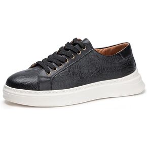 Qidordour Welford Men's Casual Skate Shoes Fashion Leather Walking Shoes