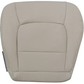 NLQR Front Driver Side Bottom Replacement Seat Cover Ivory Tan Microfiber Leather Compatible with Lexus LX470 1998 1999 2000 2001 2002 2003 2004 2005 2006 2007