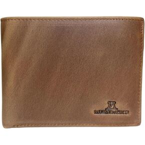 Brown Leather BiFold Wallet for Men