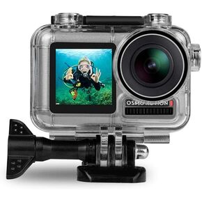 FitStill 164FT/50M Underwater Waterproof Diving Housing Compatible for DJI Osmo Action 5 Pro Action 4 Action 3,Protective Cover Shell Accessories Invisible Dive Case for Osmo Action 5 Pro/4/3 Camera