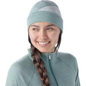 Smartwool Standard Thermal Merino Colorblock Beanie, Arctic Green Digi Snow