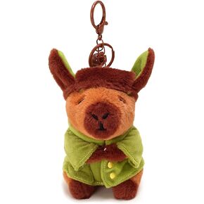 1PCS Capybara Keychain,Cute Creative Funny Brown Capybara Keychain,Capybara Pendant for Backpack Keychain for Women