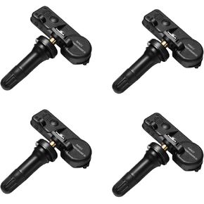 BDFHYK TPMS Sensor GM 315Mhz Tire Pressure Monitoring Sensor Compatible with Chevy Silverado Buick GMC Cadillac Pontiac Replacement Tire Pressure Sensor OE# 13598771 13598772 13586335 4-Pack