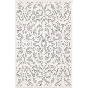 My Texas House Lady Bird Indoor/Outdoor Area Rug, Natural Gray, 2'11" x 4'5"