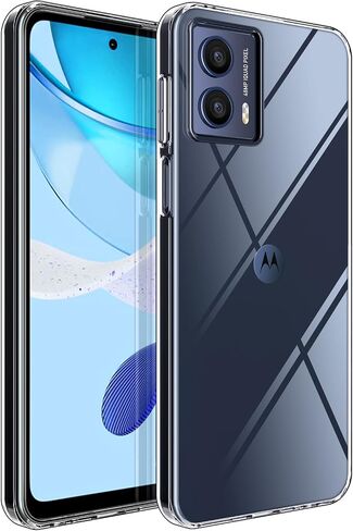 Crystal Clear Moto G Power 2024 Case.Soft Slim Fit Transparent Plastic TPU Protective Silicone Cover Phone Cases for Moto G Power 2024 [Slim Thin & Comfort Grip] [Shockproof] in Saudi Arabia