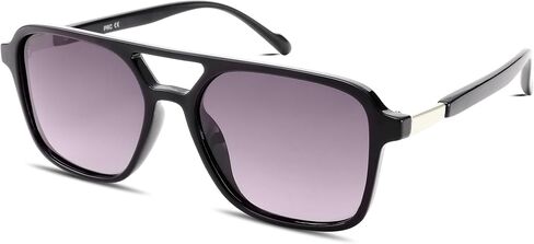 Hycredi Retro Aviator Sunglasses for Women Men, Trendy Square Sun Glasses, Vintage Rectangle Womens Shades in Kuwait