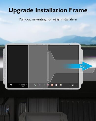 Tempered Glass Screen Protector for Tesla Cybertruck Accessories 2024 18.5" Navigation Display and 9.4" Rear Display Touchscreen Protector Anti-Glare & Anti-Fingerprint - Matte in Saudi Arabia