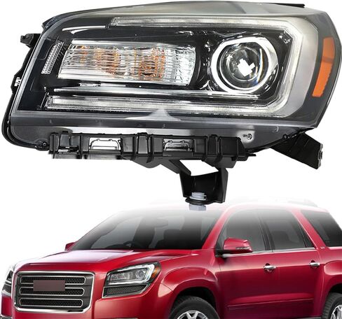 Labwork مجموعة مصابيح أمامية لاستبدال Acadia 2013-2016 كشافات هالوجين سائق الجانب GM2502376 23358994 in Saudi Arabia