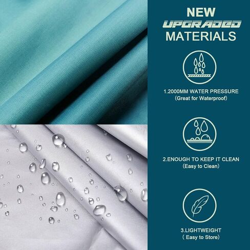 Kayme Lightweight Car Cover Waterproof All Weather, Outdoor Full Cover Snowproof UV Protection, Universal Fit for Dodge Challenger, Pontiac Firebird, BMW 6/8 Series Etc（194-202 inch, Green） in Saudi Arabia
