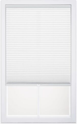 DEZ FURNISHINGS ظلة خلوية لاسلكية بمرشح للضوء مقاس 1 بوصة، عرض 41.5 بوصة × ارتفاع 64 بوصة، أبيض in Kuwait