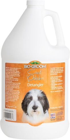 Bio-Groom Coat Polish Dog Spray – Scented Dog Bathing Supplies, Puppy Wash, Cat & Dog Grooming Supplies for Sensitive Skin, Cruelty-Free, Made in USA, Tearless Dog Products – 16 fl oz 1-Pack in Saudi Arabia