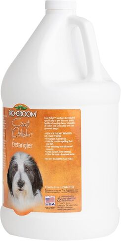Bio-Groom Coat Polish Dog Spray – Scented Dog Bathing Supplies, Puppy Wash, Cat & Dog Grooming Supplies for Sensitive Skin, Cruelty-Free, Made in USA, Tearless Dog Products – 16 fl oz 1-Pack in Saudi Arabia