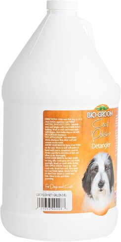 Bio-Groom Coat Polish Dog Spray – Scented Dog Bathing Supplies, Puppy Wash, Cat & Dog Grooming Supplies for Sensitive Skin, Cruelty-Free, Made in USA, Tearless Dog Products – 16 fl oz 1-Pack in Saudi Arabia