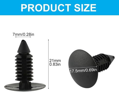 100 قطعة من مشابك المصد، مشابك تثبيت بلاستيكية للسيارات، ملحقات أدوات مشبك التجنيب للسيارة، للمصدات والأبواب وغطاء المحرك in Kuwait