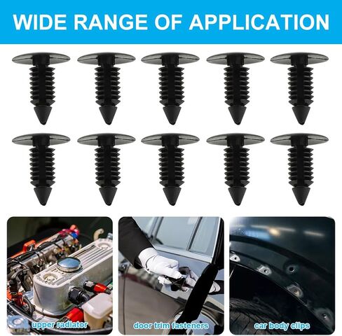 100 قطعة من مشابك المصد، مشابك تثبيت بلاستيكية للسيارات، ملحقات أدوات مشبك التجنيب للسيارة، للمصدات والأبواب وغطاء المحرك in Kuwait