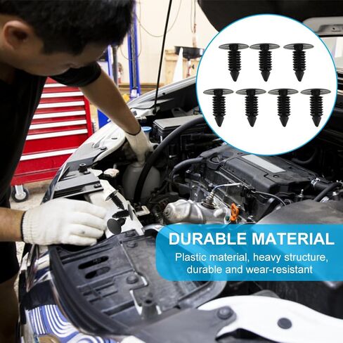 100 قطعة من مشابك المصد، مشابك تثبيت بلاستيكية للسيارات، ملحقات أدوات مشبك التجنيب للسيارة، للمصدات والأبواب وغطاء المحرك in Kuwait
