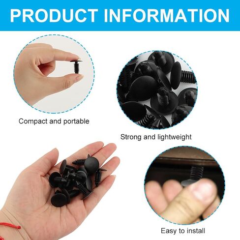 100 قطعة من مشابك المصد، مشابك تثبيت بلاستيكية للسيارات، ملحقات أدوات مشبك التجنيب للسيارة، للمصدات والأبواب وغطاء المحرك in Kuwait