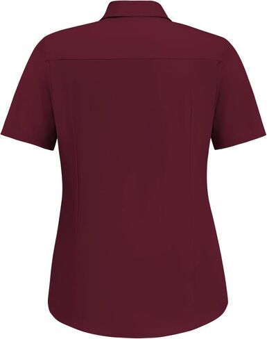 IN'VOLAND Plus Size Women Button Down Shirt Short Sleeve Shirts Casual Summer Blouses Collared Business Work Tops in Saudi Arabia