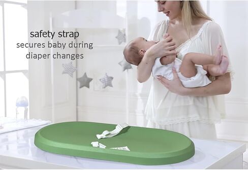 ROGSOUTH Baby Changing Pad, Lightweight & Wipeable Changing Pad, Wipeable Foam Pad, Comfortable and Waterproof, Fits All Changing Table (Light Gray) in Kuwait