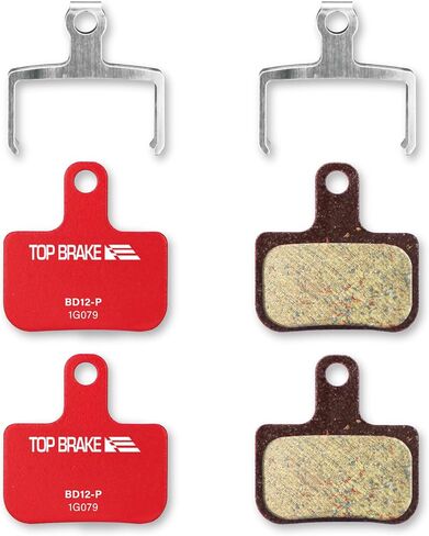 Top Brake Disc Road Bike Brake Pads for SRAM Level Ultimate/Red/AXS Force Road and XC MTB Brake Set |Road Bike,Gravel MTB|Ceramic Compound,Silent Option,Performance Version, Red (PIN Included) in Kuwait