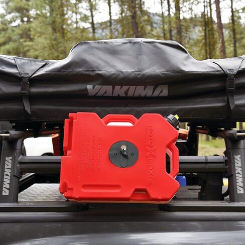 UTV ATV Metal Gas Can Mount with Lock, Aluminum Alloy Oil Mounting Holder Gas Tank Cans Holder for 1.75''-2'' Roll Bar Compatible with Polaris RZR Pioneer Yamaha Can Am Maverick X3 Ranger Camper Van in Saudi Arabia